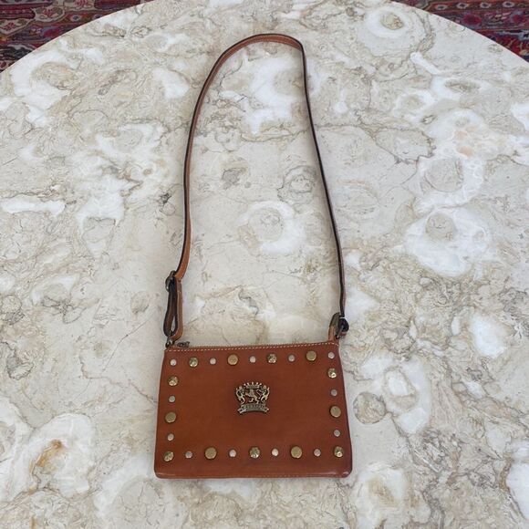 Pratesi Firenze Leather Mini Studded Shoulder Bag - Picture 14 of 14